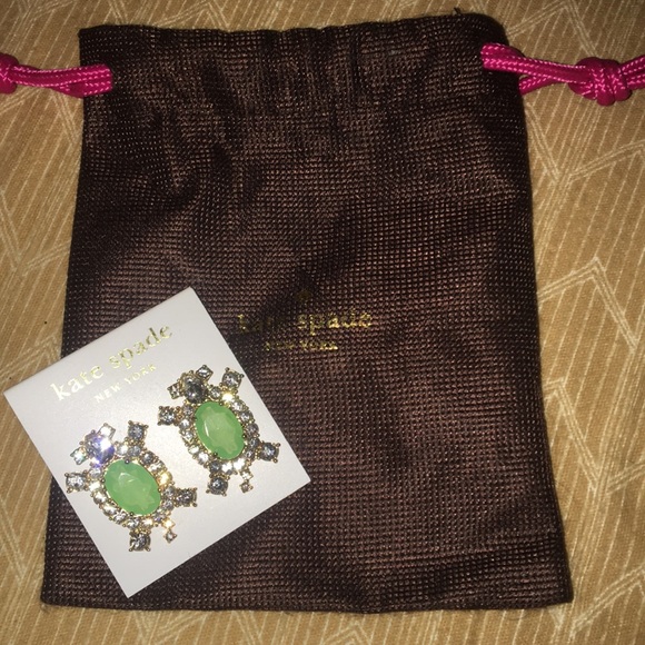 kate spade Jewelry - Kate Spade turtle earrings